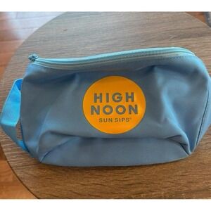 High Noon Sun Sips Blue Insulated Fanny Pack Cooler Bag